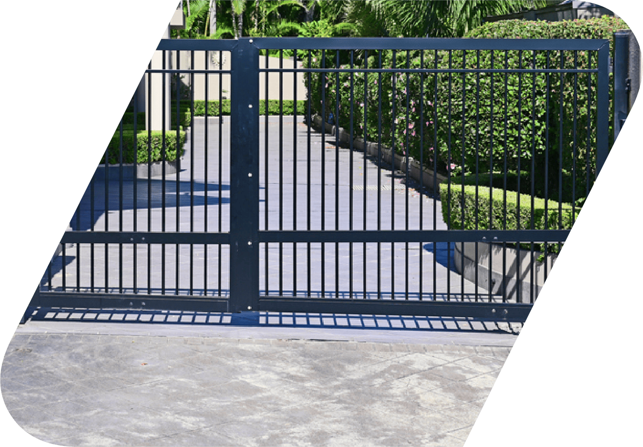 Custom security gate designed and installed by EA-RS Group